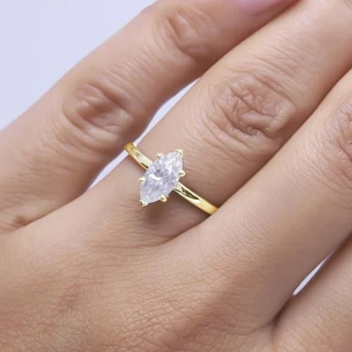 1Ct Round G-VS1 Lab-Grown Diamond Stud Earrings IGI Certified 14K Yellow Gold