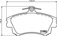 Hella Pagid Bremsbelagsatz Scheibenbremse 8DB 355 006-711 FüR Mitsubishi Colt Rg
