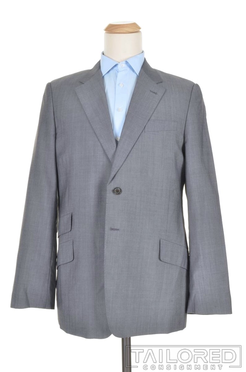 PAUL SMITH WestbournE Solid Gray Wool Mohair Blaz… - image 2