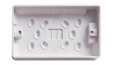 8 X DETA VC1223 2-GANG CURVE PATTRESS BOX 25mm
