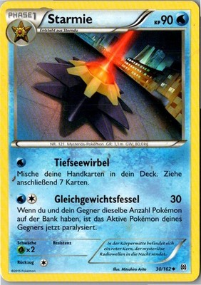 Pokemon Starmie 30/162 TURBOstart Deutsch