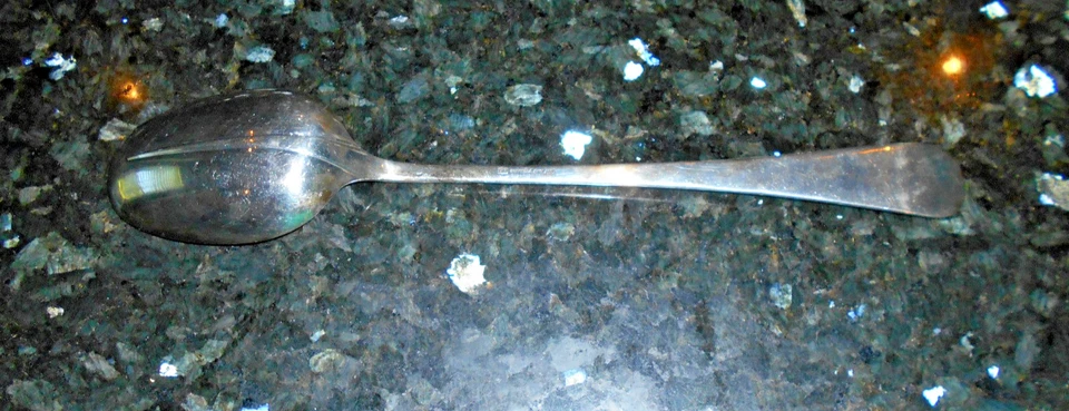 Cuchara para servir de relleno de plata vintage WA Sheffield Inglaterra grande 13" X 2,5" Foto 4 de 4