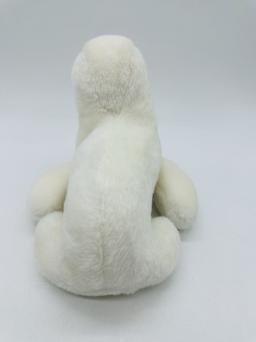 Vintage 1986 Sea World Baby Seal Pluszowa nadziewana zabawka Lew morski biały rozmiar 7" - Zdjęcie 5 z 9