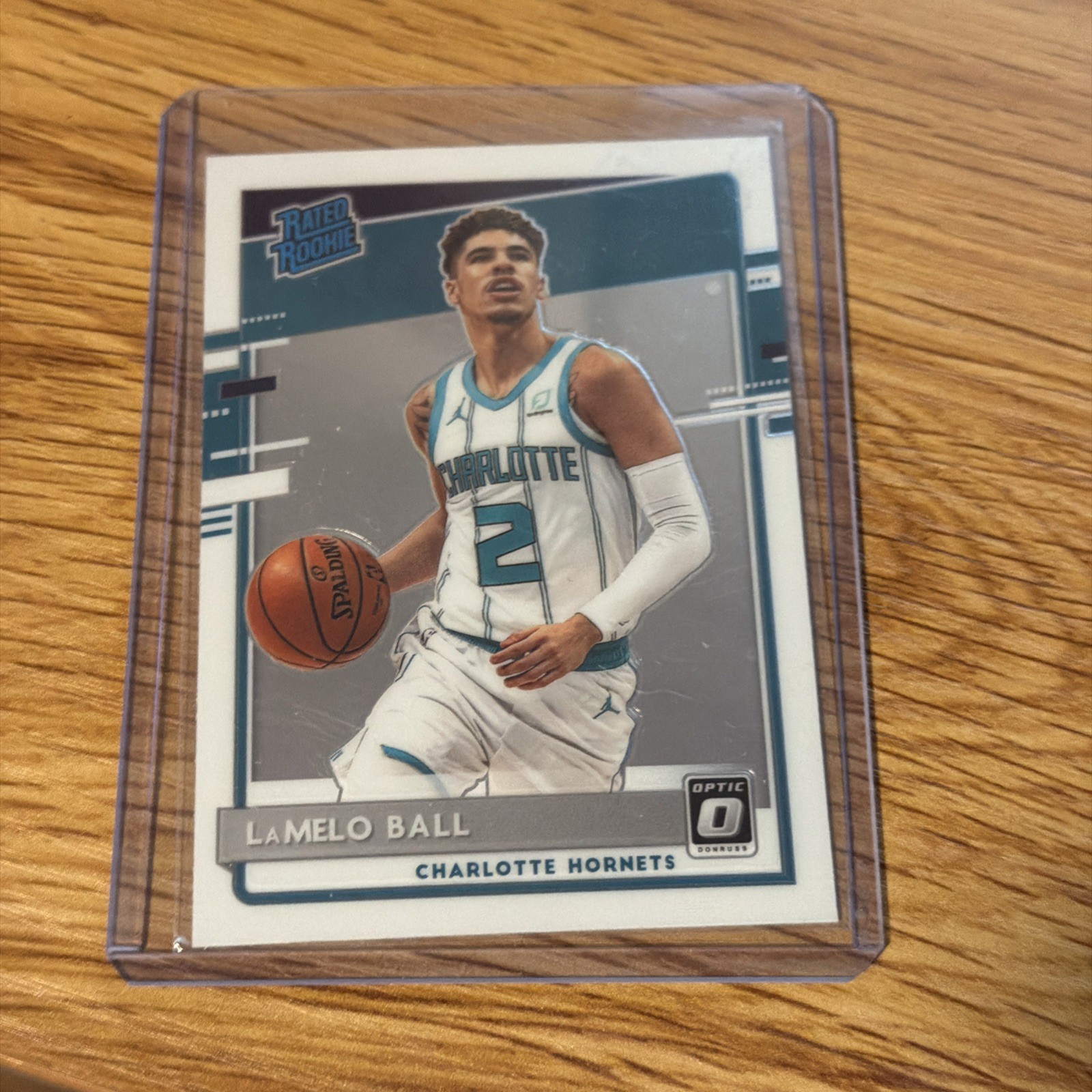 2020-21 Panini Donruss Optic - Rated Rookie LaMelo Ball #153 Holo Prizm (RC)