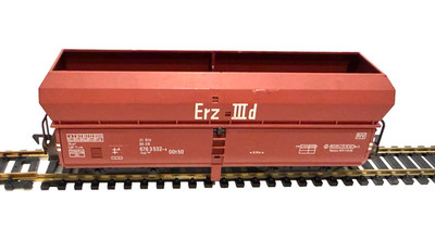 Fleischmann H0 Train Erz III d Ore Car DB 676 3 532-4 Hopper Freight Wagon