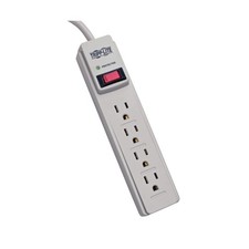 Tripp Lite 4 Outlet Surge Protector Power Strip, 4ft Cord, Lifetime Warranty ...