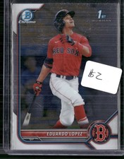 2022 Bowman #BCP-134 Eduardo Lopez Chrome Prospects
