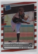 2020 Donruss Optic Rated Rookies Choice Freedom Prizm 12/45 Ronald Bolanos 0q3