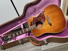 2018 Gibson Hummingbird Vintage Acoustic Guitar Side Crack Repaired