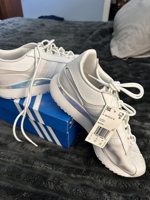 adidas Sl Andridge Lace Up  Womens White Sneakers Casual Shoes FU7212
