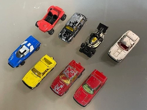 Corgi Juniors Job lot Vintage Diecast Cars x8 Play worn