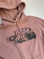 The North Face Ladies Half Dome Hoodie Medium Camo Pink Outdoor Womens Medium
