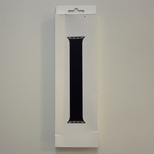 Apple Watch Braided Solo Loop - Midnight - 42mm - Size 3 - SE, Series 4 And Up
