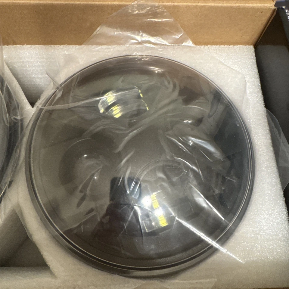 Open NKCELL X-Style 7” Off-Road Gamers Black Knight LED Headlight Jeep Wrangler - Image 3 of 4