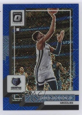 2022 Panini Donruss Optic Choice Blue Mojo Prizm 13/24 Jaren Jackson Jr #189 5y7