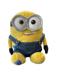 Universal Studios Build A Bear Minion BOB with Overalls Outfit Plush Toy 13"