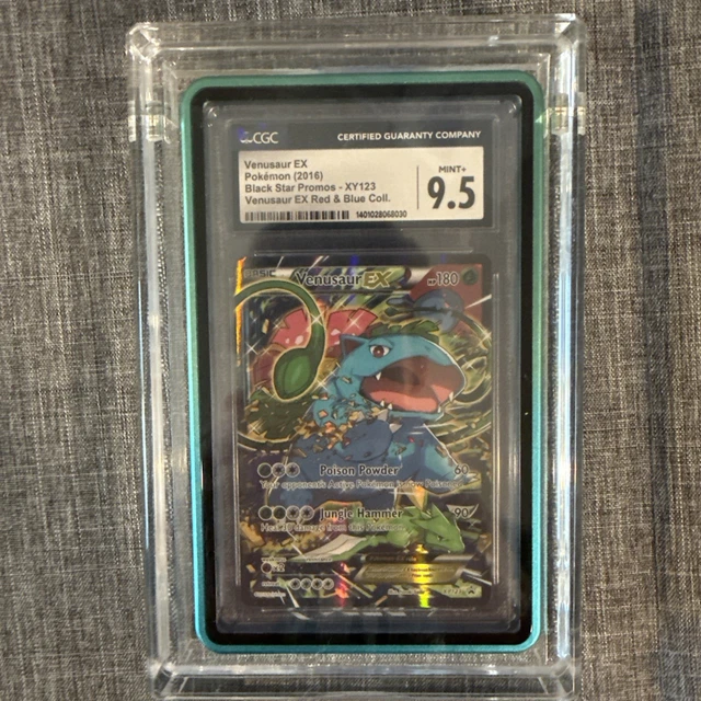 *POP 1* Venusaur EX Red & Blue Collection XY123 Holo Promo CGC 9.5 Pokemon