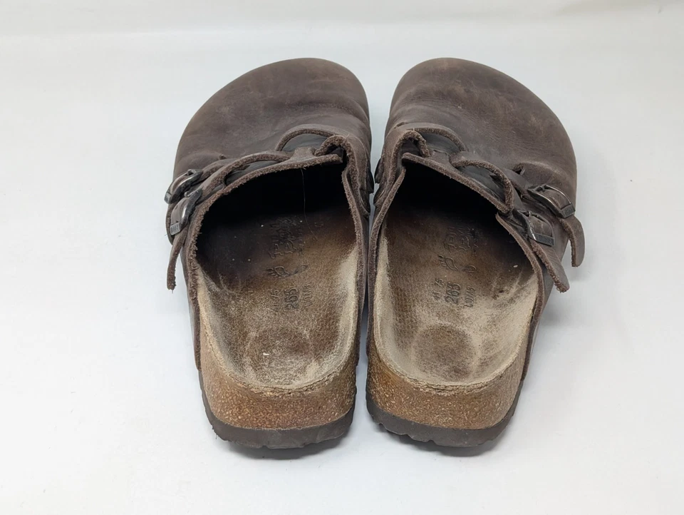 Birkis Birkenstock Camden Boston Zapatos Zueco Cuero Marrón EUR 41 W 10 M 8 Foto 4 de 4