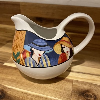 Sango Furio ''Cafe Paris'' Creamer , Women in Hats 1994