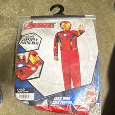 Jazwares Marvel Avengers Iron Man Child Costume Complete Outfit w/ Mask 12-14