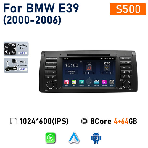 For BMW E39 E53 2000-2006 Android Car Radio Carplay Multimedia Player GPS Screen - Picture 21 of 39