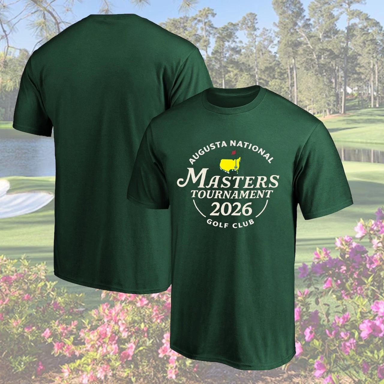 The Master Augusta Golf National 2026 Graphic Gift Fan