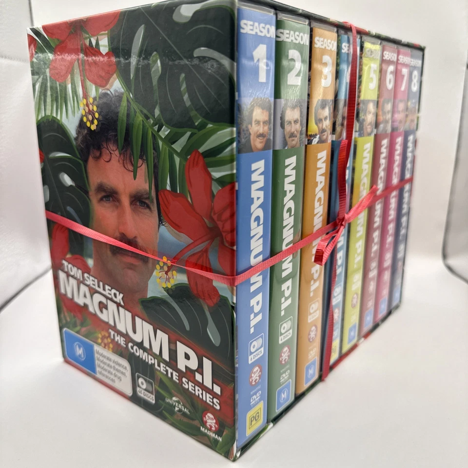 MAGNUM P.I. - The Complete Series 1-8 1,2,3,4,5,6,7,8 45 DVD Box Set PAL Reg 4 - image 2 of 4