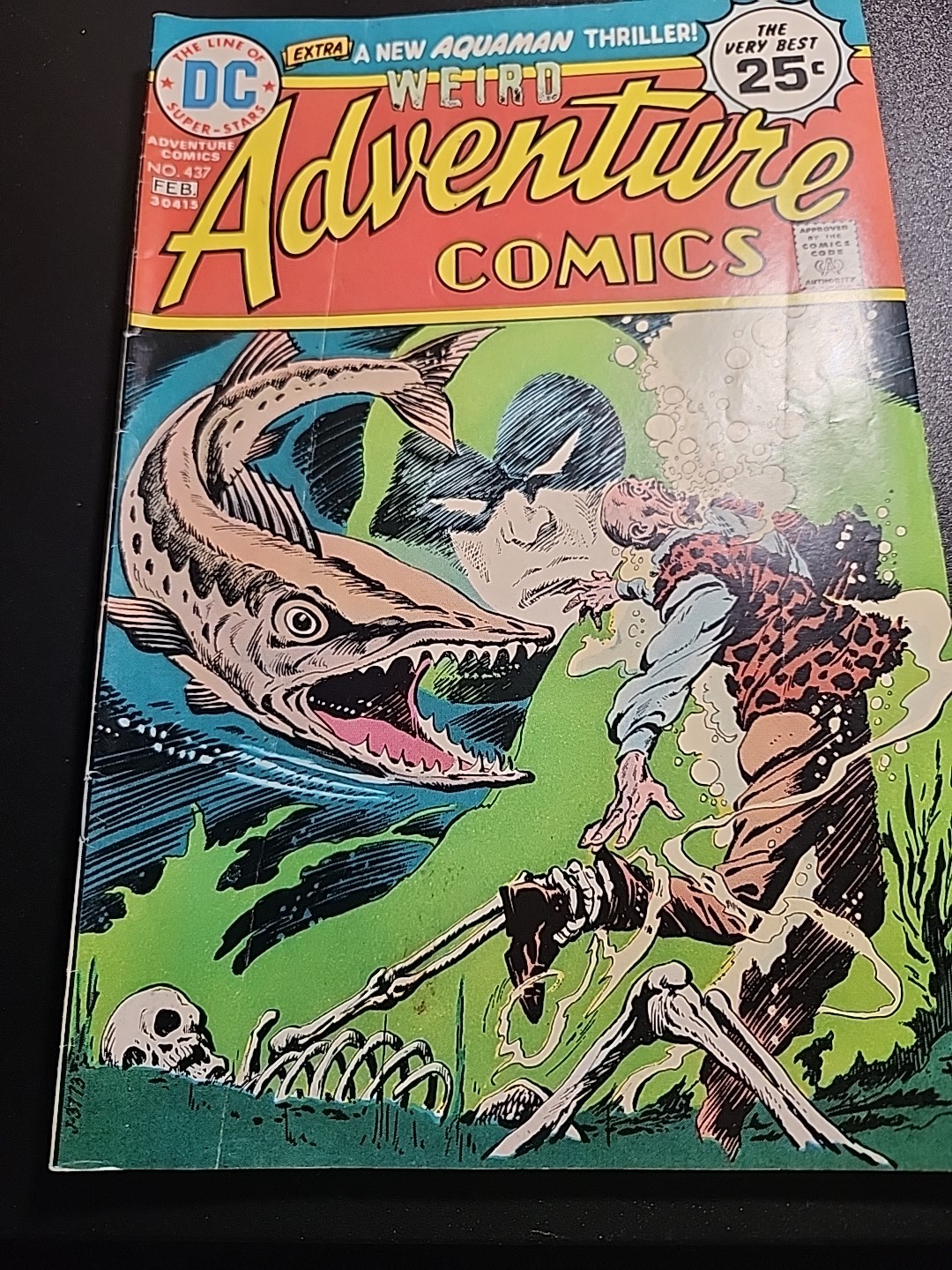 Adventure Comics #437 Spectre DC Comics 1975, Aquamam,