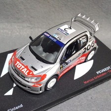 Used PEUGEOT 206 WRC TOTAL DeAgostini Rally Car Collection 1/43 Diecast Car