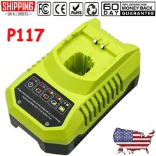 Charger For RYOBI P108 18V One Plus P102 P117 High Capacity Lithium-Ion Battery