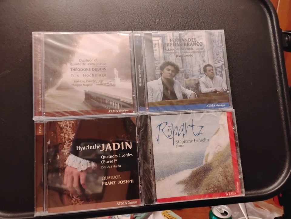 Лот из 4 классических компакт-дисков, лейбл ATMA, Rpartz, Jadin, Freitas, DuBois - Изображение 2 из 4