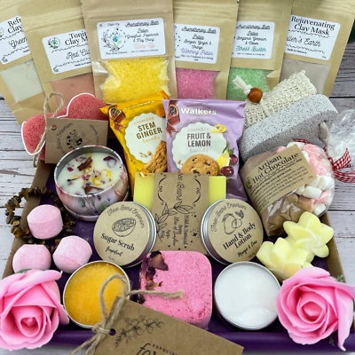 THREE BEARS EMPORIUM Ladies Gift For Her Set Present Luxury Hamper Box Pamper Mothers Day Birthday