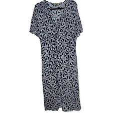 Show Me Your Mumu Get Twisted Wrap Maxi Dress Geometric Print Kaftan Sz XS Beach