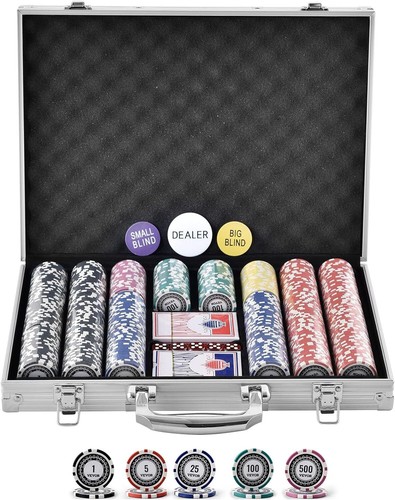 Set Da Poker 500 Gettoni In Valigetta In Alluminio - Foto 8