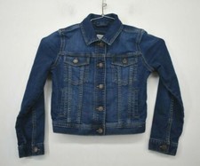 GapKids Girls Button-Front Comfort Fit Slash Pocket Stretch Denim Jean Jacket 1R