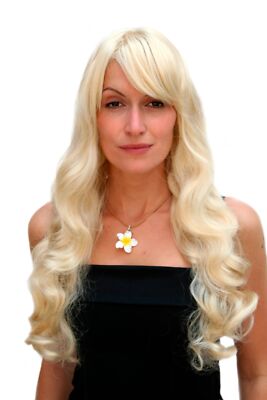Damenperücke Lady Wig Hollywood Diva hellblond lang gewellt ca. 60 cm 9255-88E