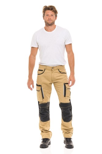 Men’s Heavy Duty Cargo Trousers Construction Utility & Reinforcement Work Pants - Picture 5 of 52