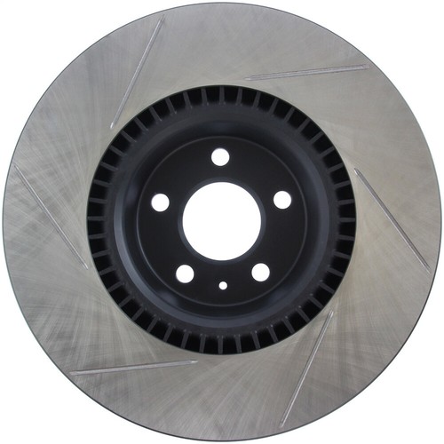 StopTech 126.33134SL Front Left Slotted Brake Rotor for 12-19 Audi A6 / 11-18 A7 - Picture 5 of 10