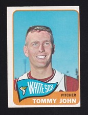 1965 Topps Set-Break #208 Tommy John EX-EXMINT ~ Dodgers ~ Yankees ~ HOF?