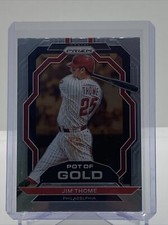 Jim Thome 2023 Panini Prizm Baseball Pot Of Gold Insert Card PG15