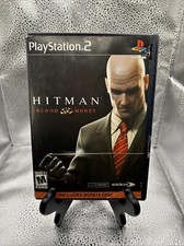 Hitman Blood Money Playstation 2 PS2 W/Bonus Disc Tested No Manual