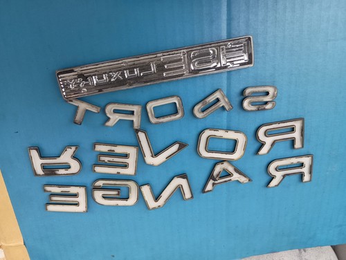Range Rover Sport HSE Luxury Tailgate 2006-2013 Badge Emblem Used  - Picture 7 of 11