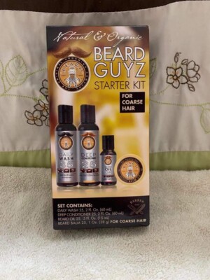 Beard Guyz Natural and Organic Starter Kit 4 Piece Set