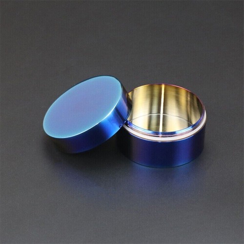 Titanium Waterproof Pill Case Holder Container Organizer EDC Outdoor Storage Box - Picture 10 of 13