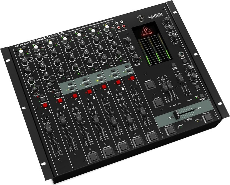 Behringer Pro Mixer DX2000USB 7-channel DJ Analog Mixer Black