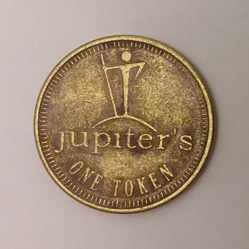 Jupiter's Pizza Champagne, IL Arcade Spiel Token 24 mm - Bild 1 von 2