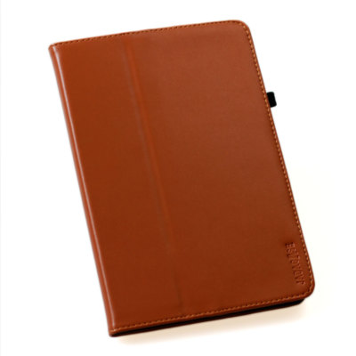 Luxury leather tablet cover for Apple iPad mini 4 protective cover case bag Brown
