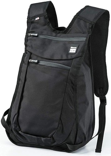 ZAINO TECNICO UOMO BLAUER PARACHUTE MOTO IN NYLON BLACK CON CINGHIA DI  SICUREZZA | eBay