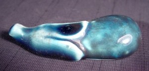 Chopstick Rest Eggplant Japan Porcelain Nasubi Hashioki Vintage