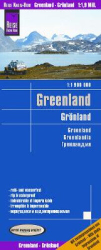 Reise Know-How Landkarte Grönland / Greenland (1:1.900.000) [German]